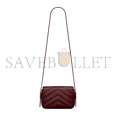 YSL LOULOU TOY CROSSBODY IN MATELASSÉ LAMBSKIN 873156AAEAX6197 (21*14*5cm)